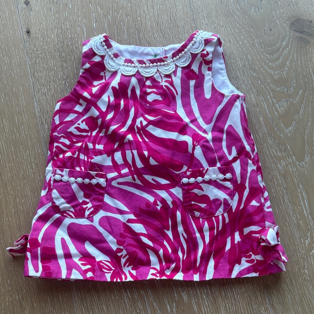 Lilly Pulitzer Pink Dress 3-6 Months